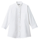 [FACEMIX(ボンマックス)] FB4047L レディス スタンドカラー七分袖シャツ