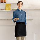 [SerVo] CA1629/CA1632/CA1633/CA1634/CA1635 エプロン(ショート丈) 男女兼用