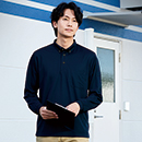 [POLOIZM(小倉屋)] 7366 接触冷感ボタンダウン 長袖ポロ