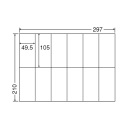 [nana] ナナコピーマルチラベル再剥離タイプ C12PF
