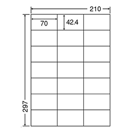 [nana] エコロジー再生紙ラベ…