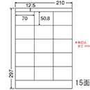 [nana] レーザープリンタ用耐水光沢紙ラベル SCL-13