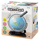 [レイメイ] しゃべれる国旗付地球儀トイ OYV403 直径25cm