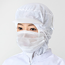 [リーブル] 混入対策ワイドマスク2PLY ホワイトNo.2830(1パック100枚入)