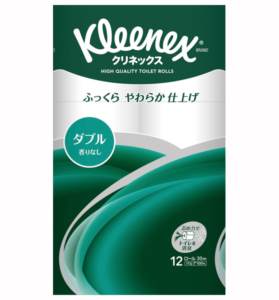 クリネックス トイレットペーパー 30mダブル 96ロール | 日本製紙クレシア