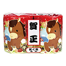 [林製紙]干支(午)年賀2ロールセット(1ケース60パック入)