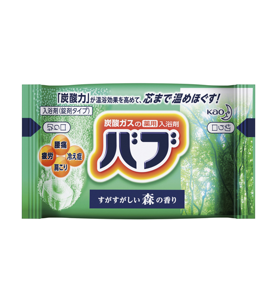 [花王]薬用入浴剤「バブ」森の香り　1ケース160錠