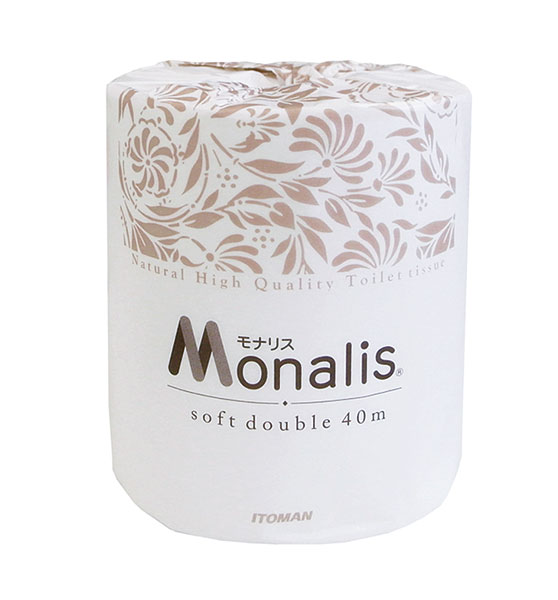 Monalis/モナリス 個包装トイレットペーパー 40mダブル 60ロール | イトマン