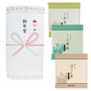 【名入れ】[ブルックス]日本茶3種セット(御年賀用)100パック