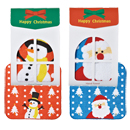 ハッピークリスマスハンドタオル
