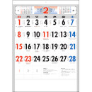 NB-138 3色・厚口文字月表 壁…