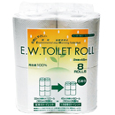 E.W.45 トイレットペーパー 45mダブル 96ロール | 大洋紙業