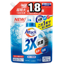 [花王] アタック3X 詰替用 (1220g×6本)