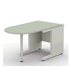 NED124STL-AWH サイドミーティング用テーブル NED型 | NAIKI/ナイキ 幅1200×奥行450×高さ700mm / 電話