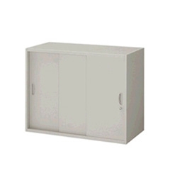 [NAIKI/ナイキ]スチール引違い書庫(書棚) 《NW型》NW-0907H3-AW W899×D450×H700