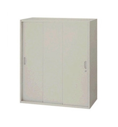 [NAIKI/ナイキ]スチール引違い書庫(書棚) 《NW型》NW-0911H3-AW W899×D450×H1050