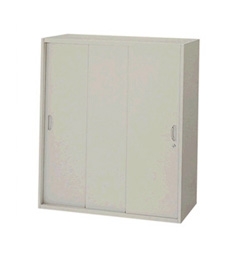 [NAIKI/ナイキ]スチール引違い書庫(書棚) 《NWS型》NWS-0911H3-AW W899×D400×H1050