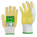 [勝星産業] お買い得ビニボツ軍手#521 12双入 (1セット12双入)