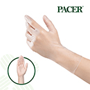 [PACER] クリーンルーム用プラスチック手袋PVC100Long (1ケース1000枚入)