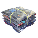 [日光物産] W0291濃色綿ウエス(五色)20kg