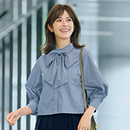 [アルファピア(チクマ)] YT1730 ブラウス(リボン付き)