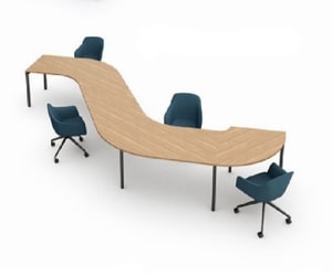 蛇型レイアウト例