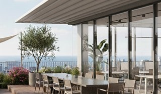 テラス付きオフィスのイメージ例