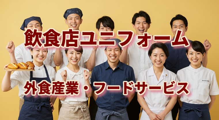 飲食店用ユニフォーム：外食産業やフードサービス用の制服を通信販売